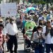 Excombatientes de guerra provocan caos vehicular en el primer día laboral tras la vacación