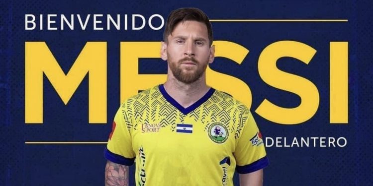 Tras la salida de Lionel Messi del Barcelona las bromas de que viene al fútbol salvadoreño han aflorado. Foto: Municipal Limeño.