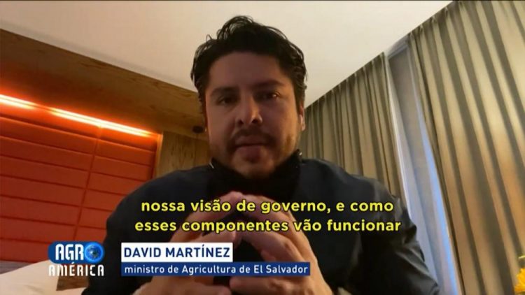 Ministro de Agricultura y Ganadería de El Salvador, David Martínez.