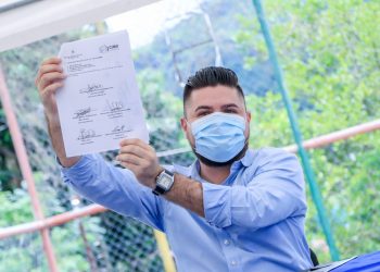 Tejido Social firma convenio con cuatro alcaldías al sur de San Salvador para construcción de CUBOS