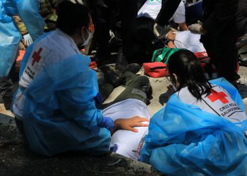 Simulacro de accidente promueve la conducción responsable
