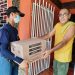 Entregan paquetes de alimentos en San Rafael Obrajuelo, La Paz