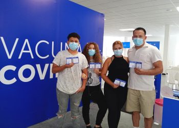 El megacentro aplica cerca de 90,000 dosis en cuatro días
