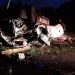 Rastra que transportaba gas cae en precipicio y afecta a viviendas en Chalatenango