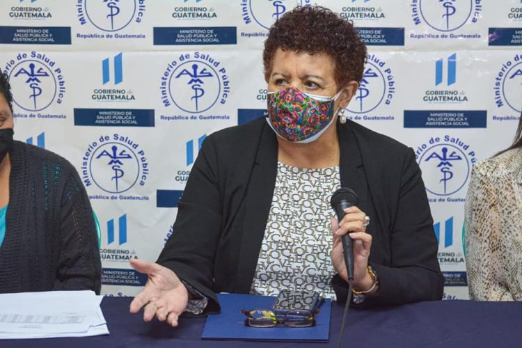 La ministra de Salud de Guatemala, Amelia Flores, fue cuestionada por la inacción ante la pandemia. 
Foto cortesía.