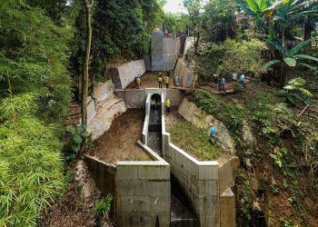 Ministerio de Obras Públicas entrega obra de protección en pasaje Costa Rica, en Nuevo Cuscatlán