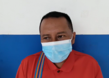 «Yo soy de Cuscatlán, pero vivo en Guatemala, por eso decidí venir a San Pedro Perulapán para ponerme la vacuna»: Alexis Hernández