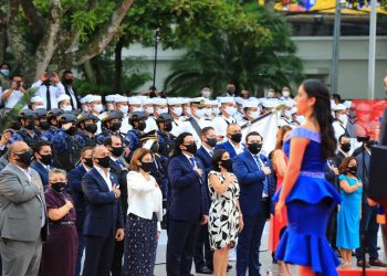 Esta fue la reacción de algunos miembros del gabinete de Gobierno luego del acto oficial del Bicentenario de El Salvador
