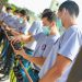 Bomberos de El Salvador prepara a jóvenes aspirantes a voluntarios