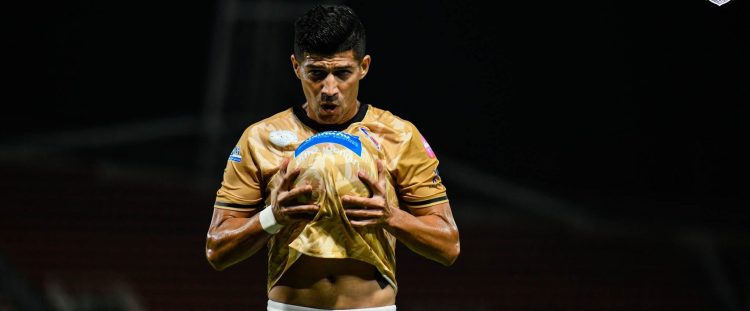 Nelson Bonilla está gozando de una racha positiva en Tailandia. Twitter: @PortFC_Official