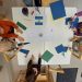 Fotos | Niños de Finlandia construyen la bandera salvadoreña en honor al bicentenario