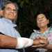Cohete detonado por manifestantes lesiona a pastor durante manifestación en San Salvador