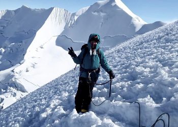 Alfa Karina Arrué, tras la cumbre más alta de Bolivia