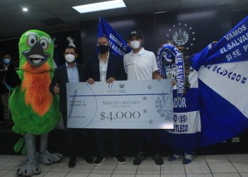 Indes premió con $4,000 a Marcelo Arévalo por su subcampeonato en el dobles mixtos del US Open