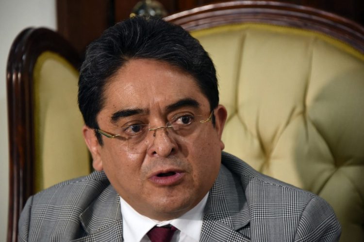Jordan Rodas, procurador de DD.HH. de Guatemala. Foto / AFP