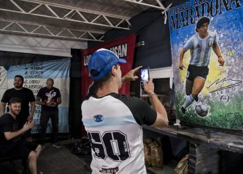 FOTOS: La «iglesia maradoniana» argentina recuerda a Diego Maradona en su cumpleaños