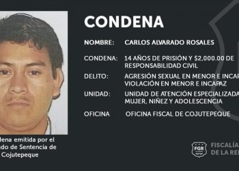 Hombre que aceptó haber violado a una menor de edad pasará 14 años en prisión
