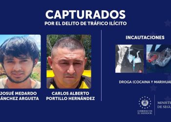 Autoridades capturan en San Miguel a dos hombres en posesión de más de $3 mil dólares en drogas