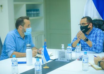 Presidente de ANDA sostiene reunión con coordinador de Médicos Sin Fronteras en El Salvador