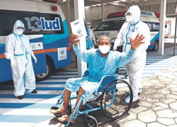 Francisco superó la COVID-19 en el Hospital El Salvador