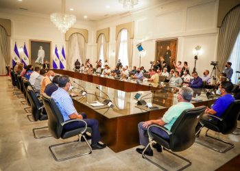Presidente Nayib Bukele se reunió con delegados del sector laboral para recibir insumos para la creación de una reforma integral de pensiones