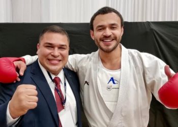 Jorge Merino ganó oro en el Campeonato Panamericano de Karate Do que se realiza en Uruguay