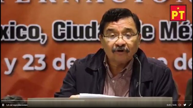 Invitado. Medardo Gónzalez estuvo en México, donde se declaró enemigo al presidente Bukele