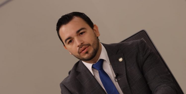 Diputado por Nuevas Ideas, Giovanny Zaldaña.