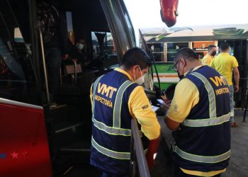Realizan verificación de medidas de bioseguridad en transporte público en Terminal de Occidente