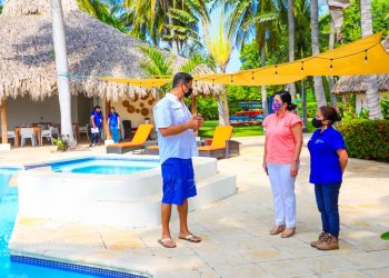 Turismo y Economía realizan visita a Hotel Casa del Golfo para conocer oferta turística en La Unión