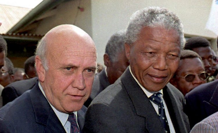 Murió el último presidente blanco de Sudáfrica, Frederik de Klerk. FOTO/ AFP.