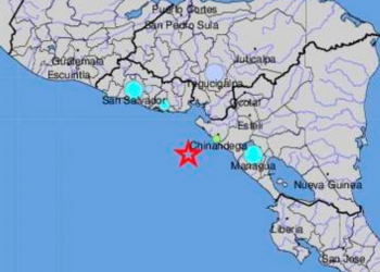 Sismo de magnitud 6,3 sacude Nicaragua, sin reportes de daños