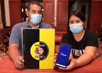 Mayor aceptación con bitcóin en pupusería Jokar’s de Paseo El Carmen