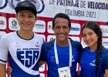 Patinadores Marvin Rodríguez e Ivonne Nóchez con históricas medallas en mundial de patinaje
