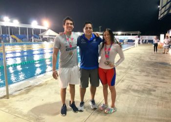 Nadadores Nixon Hernández y Ariana Valle brillan con fuerza en Guatemala