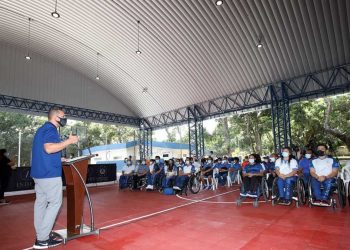 Presidente de Indes, Yamil Bukele, inauguró remodelaci´ón de la Ciudad Deportiva Inclusiva