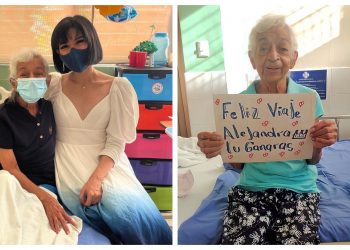 Alejandra Gavidia visitó a la anciana salvadoreña que le envió un mensaje de apoyo previo a Miss Universo 2021