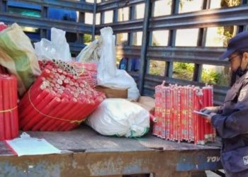 Policía decomisa morteros prohibidos en Cuscatlán