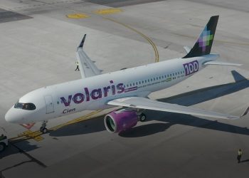 Aerolínea Volaris recibe su avión número 100