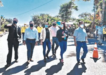 Pavimentación en la carretera de La Magdalena tiene un 90 % de avance