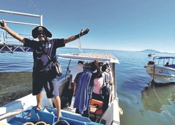 Turistas atraídos por las islas del golfo de Fonseca
