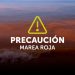 Continúa alerta por marea roja tóxica
