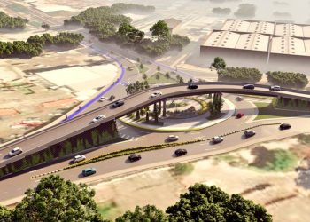 Anuncian reorientación vehicular en el redondel Utila, en Santa Tecla, por construcción de paso a desnivel
