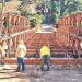 Avanzan los trabajos de construcción del puente en Armenia, Sonsonate