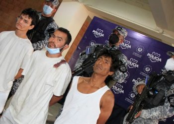 PNC presenta a pandilleros relacionados al homicidio del agente Nahúm Elías Hernández