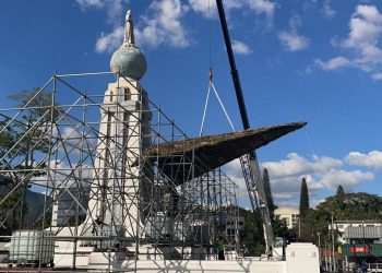 Simbólico techo artesanal adornará el templete para beatificación del sacerdote Rutilio Grande
