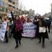 Talibanes lanzan gas pimienta a mujeres manifestantes en Kabul