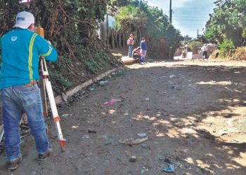 La  Dirección de Obras Municipales comenzará a reparar calles de Apaneca, Ahuachapán