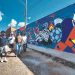 Jóvenes crean murales que retratan la identidad santaneca