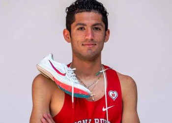 Atleta salvadoreño Carlos Santos impone récord nacional en Estados Unidos